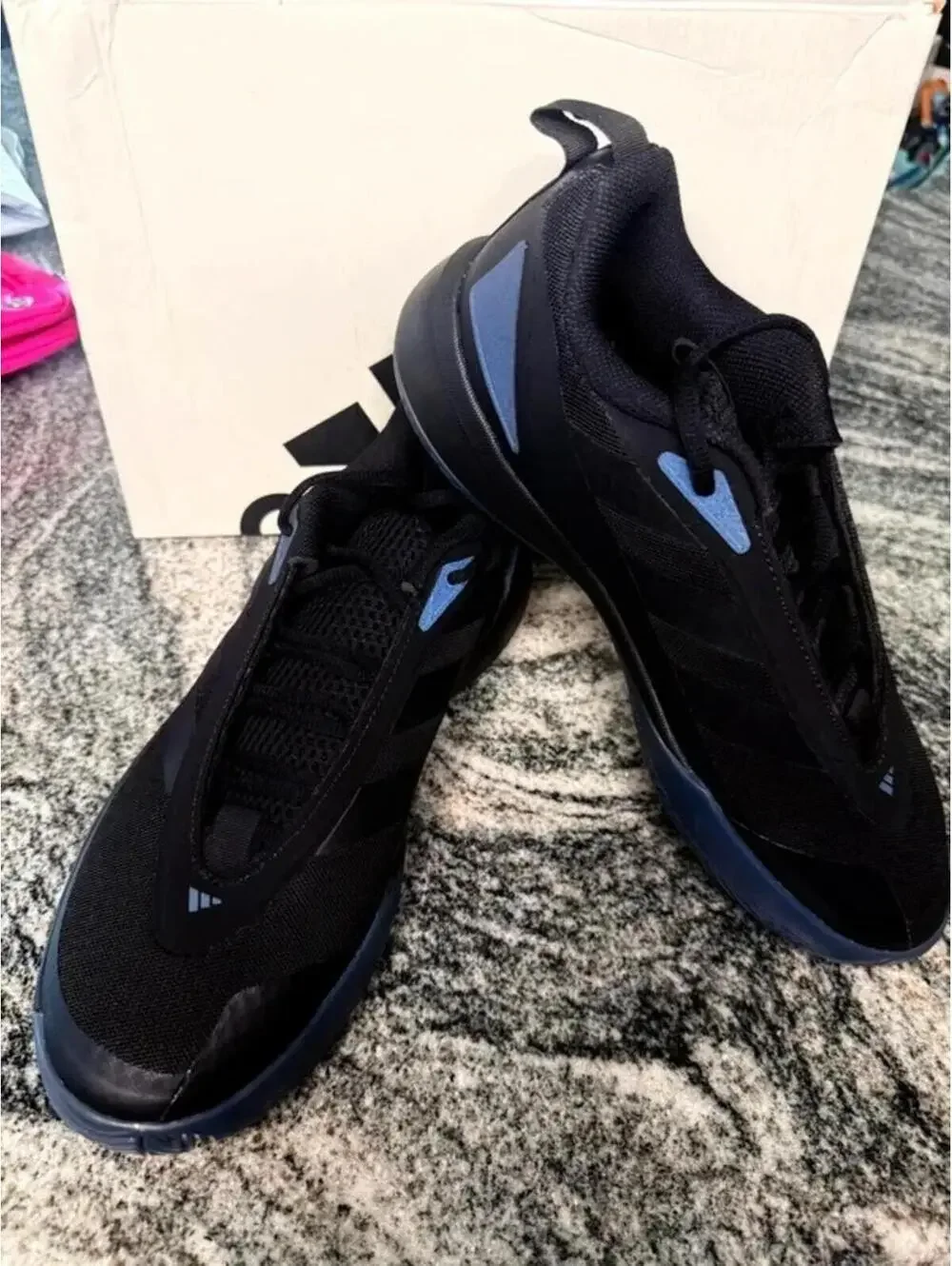Adidas Subzone Basketball Sneakers Black Purple Women’s Size 9 NWT